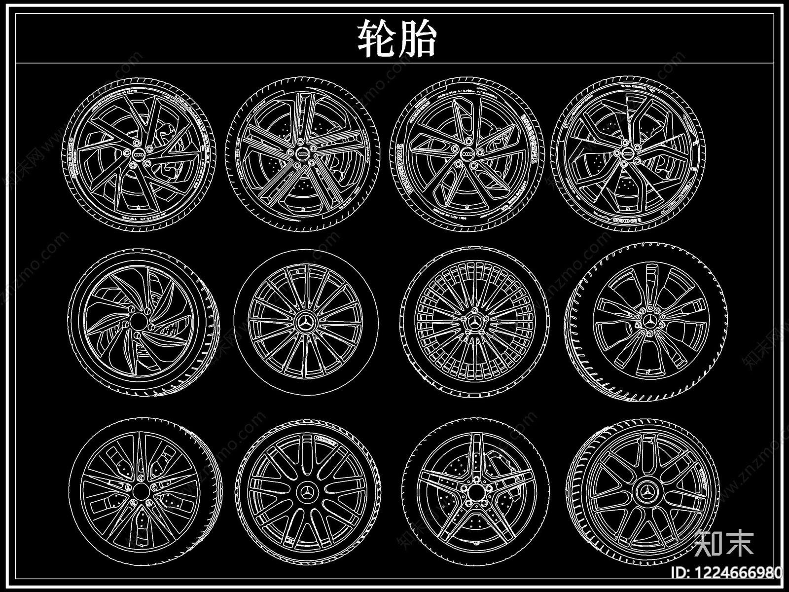 综合硬装构件图库CAD图纸