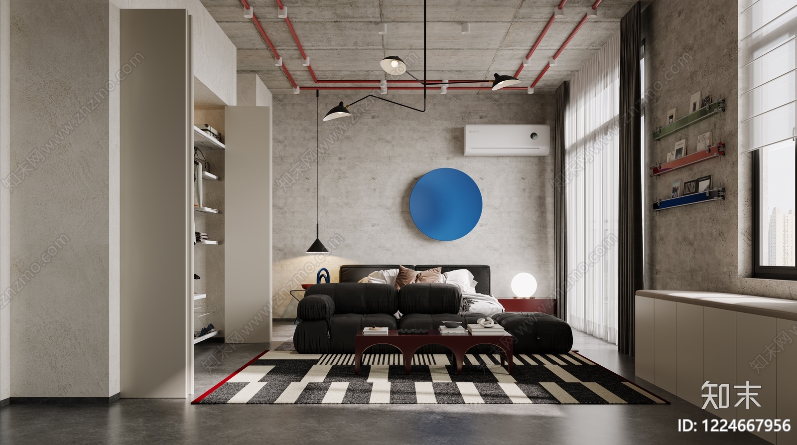 工业风工业建筑3D模型下载【ID:1224667956】