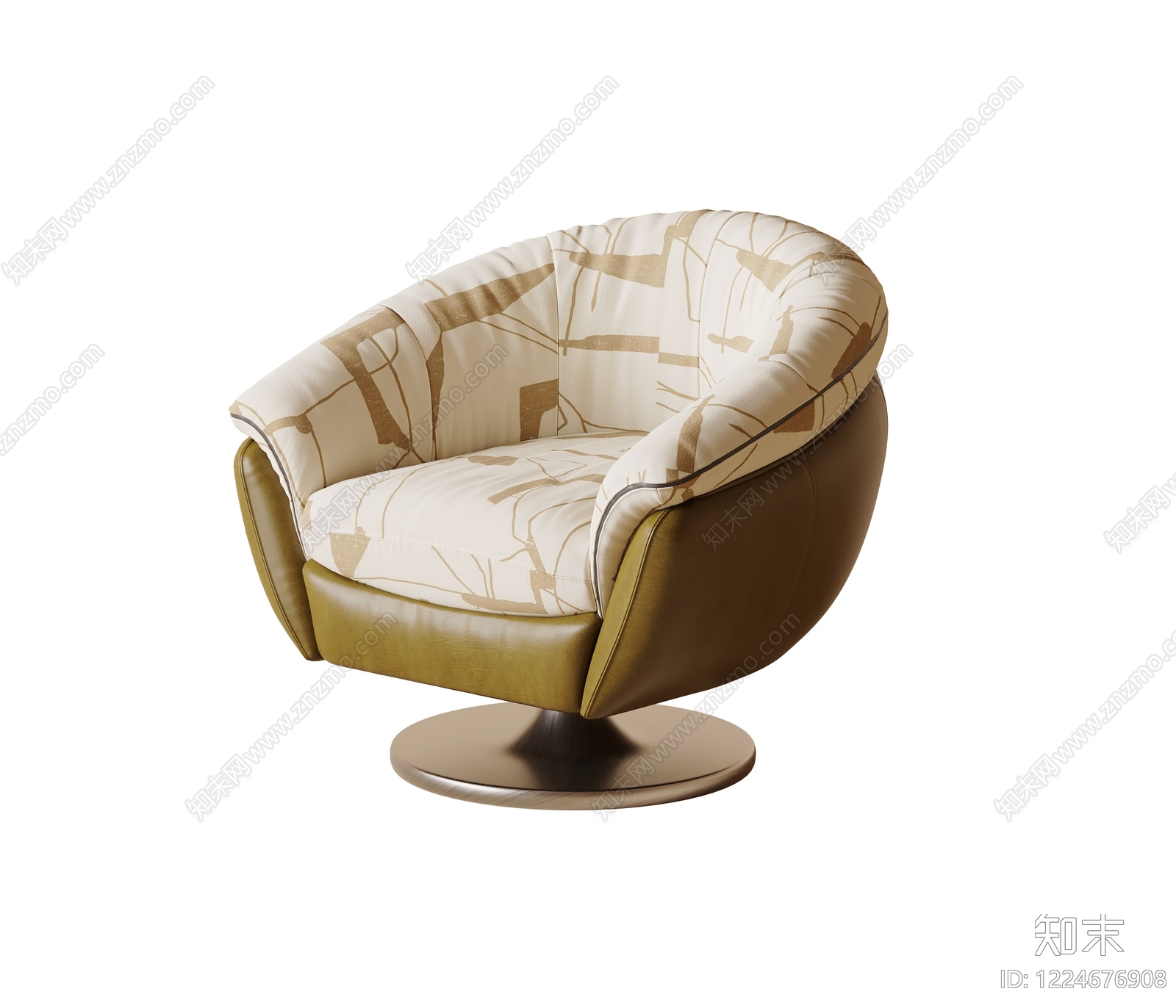 现代休闲椅3D模型下载【ID:1224676908】