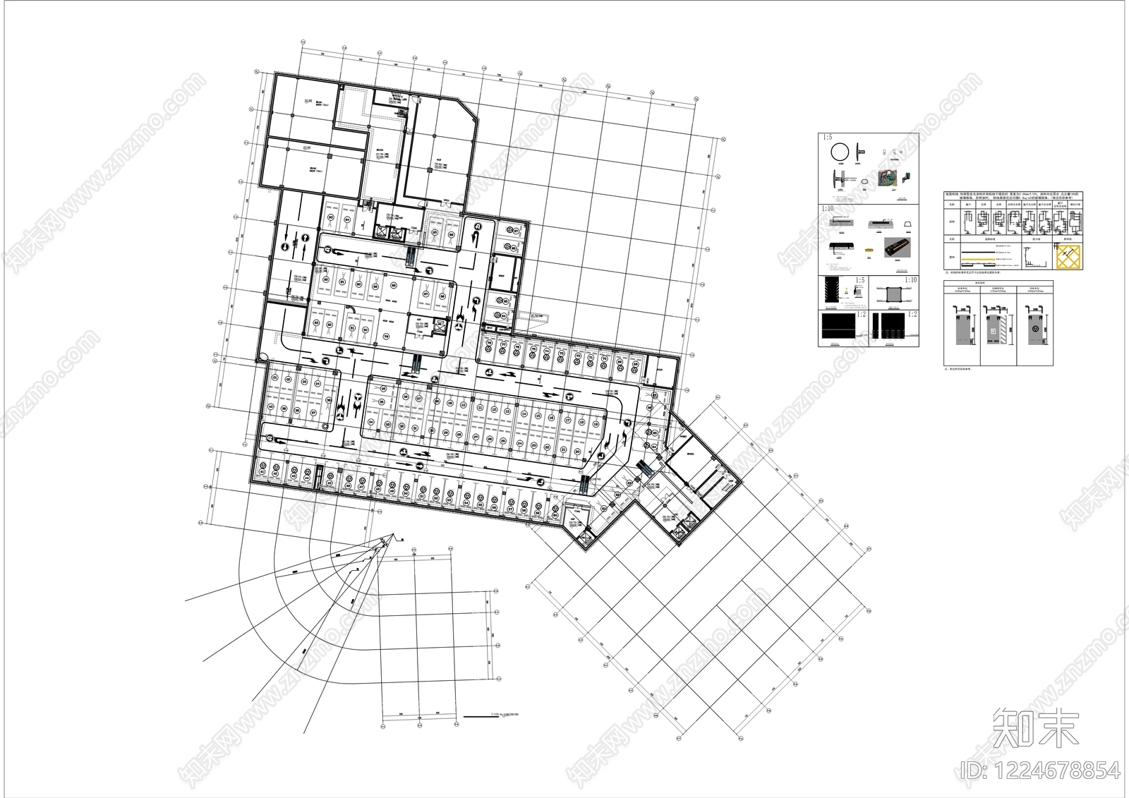 办公楼建筑CAD图纸