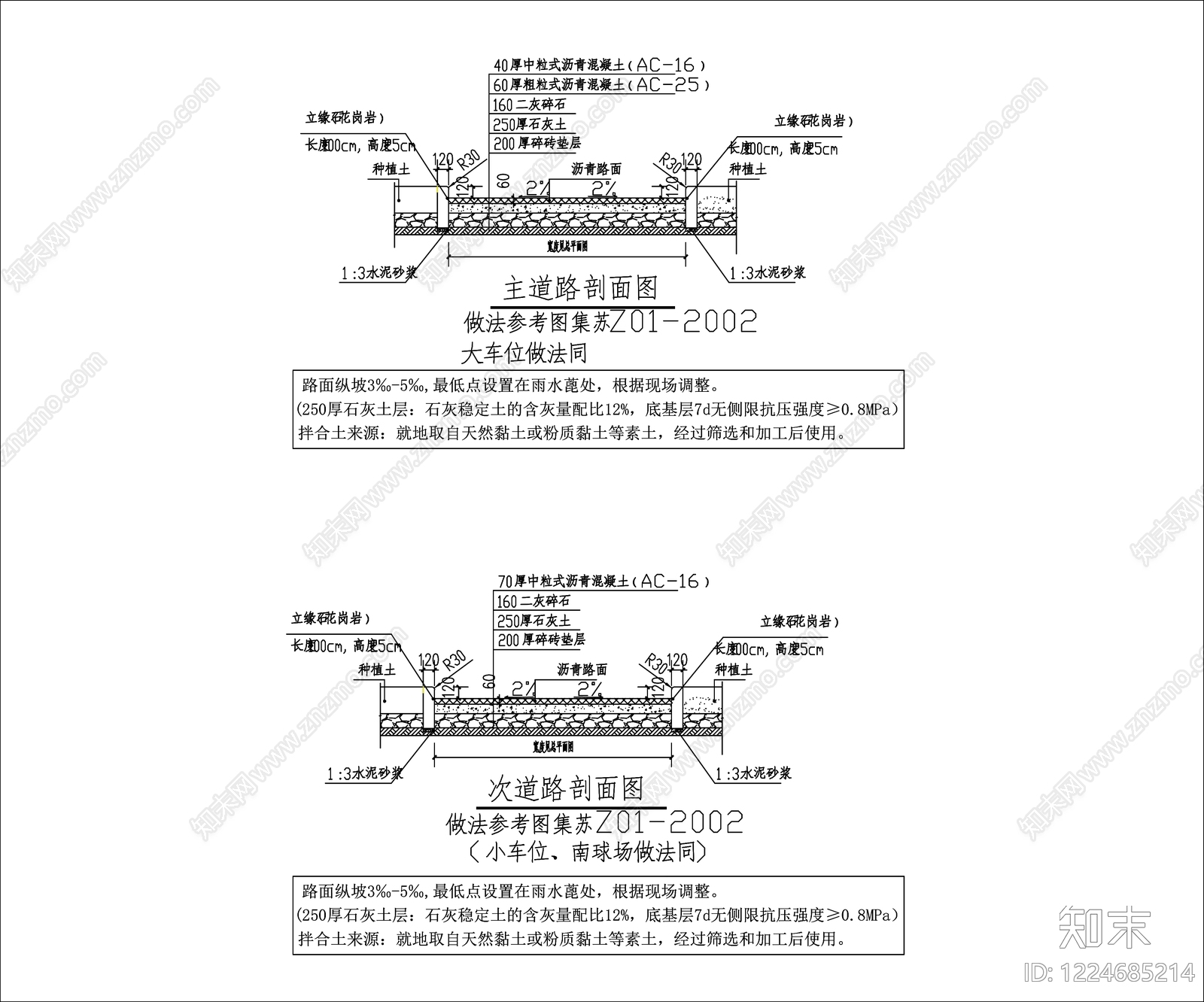路面节点CAD图纸