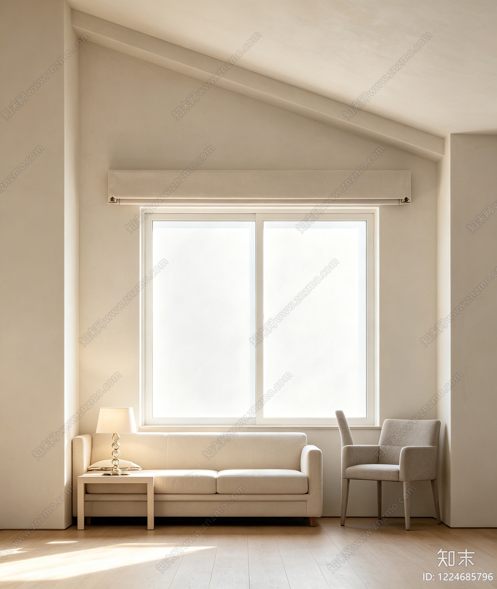 卧室cad施工图下载【ID:1224685796】
