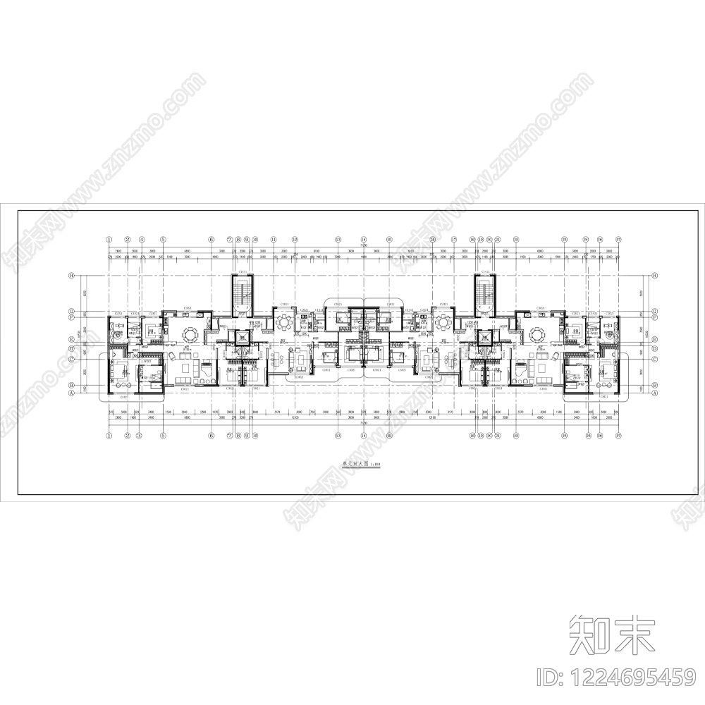住宅楼建筑CAD图纸