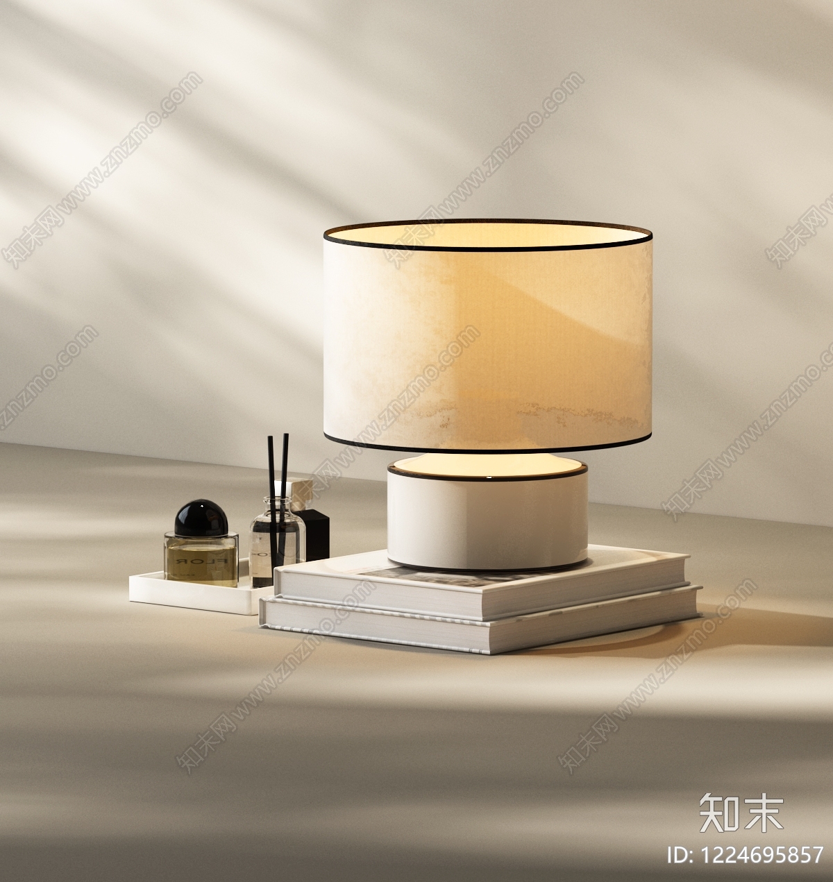现代简约台灯SU模型下载【ID:1224695857】