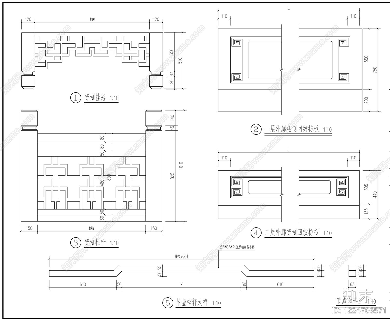 仿古建筑cad施工图下载【ID:1224706571】