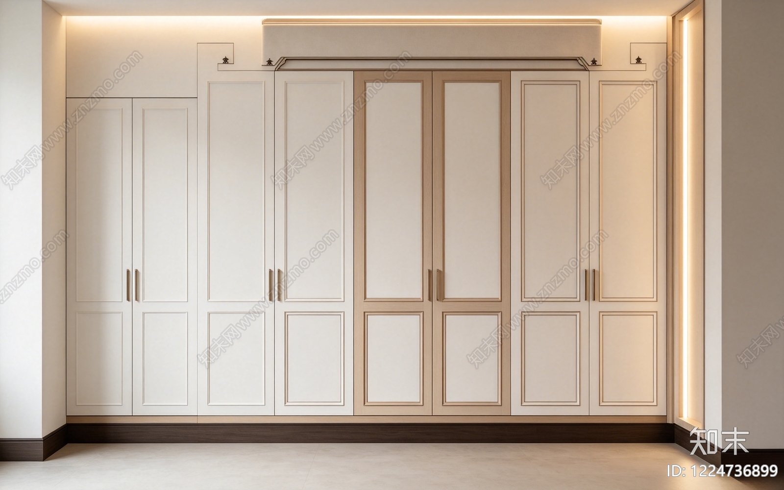 卧室cad施工图下载【ID:1224736899】