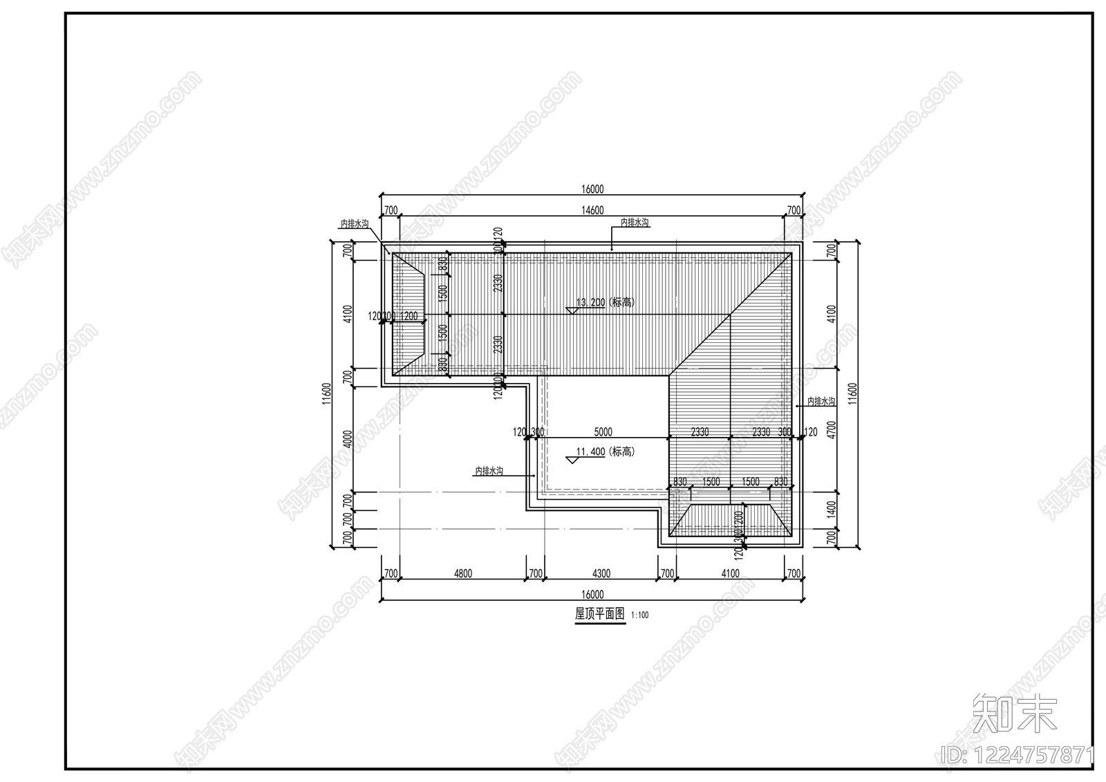 别墅建筑cad施工图下载【ID:1224757871】