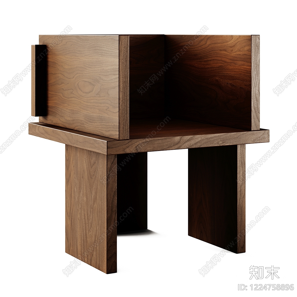 极简休闲椅3D模型下载【ID:1224758896】