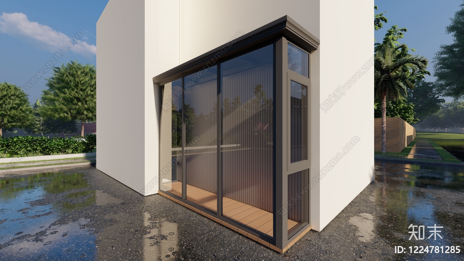 极简小公建SU模型下载【ID:1224781285】