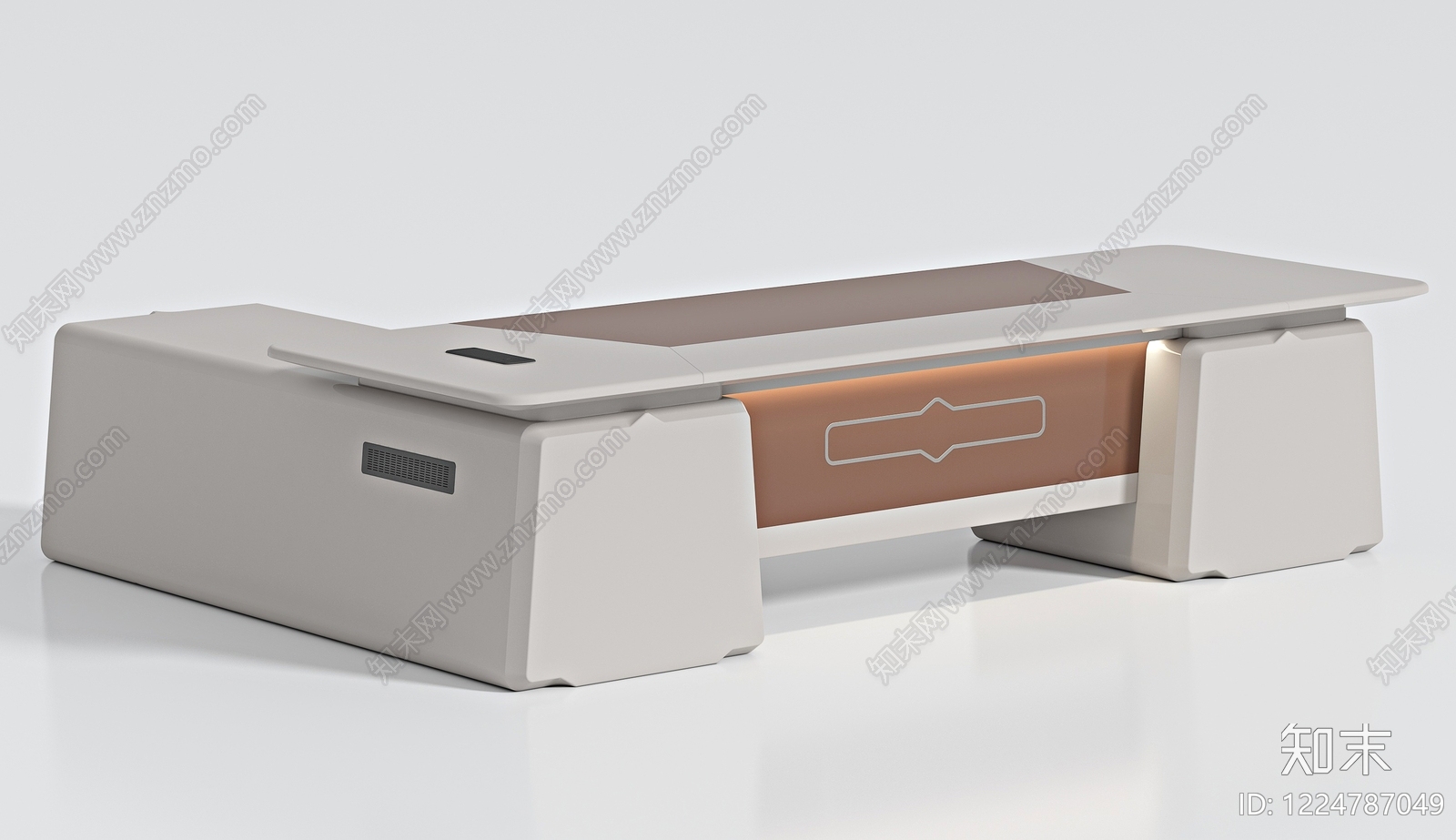 现代办公桌3D模型下载【ID:1224787049】
