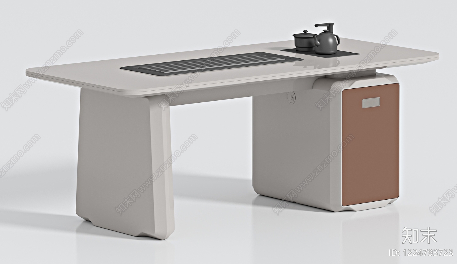 现代简约茶桌椅3D模型下载【ID:1224793723】
