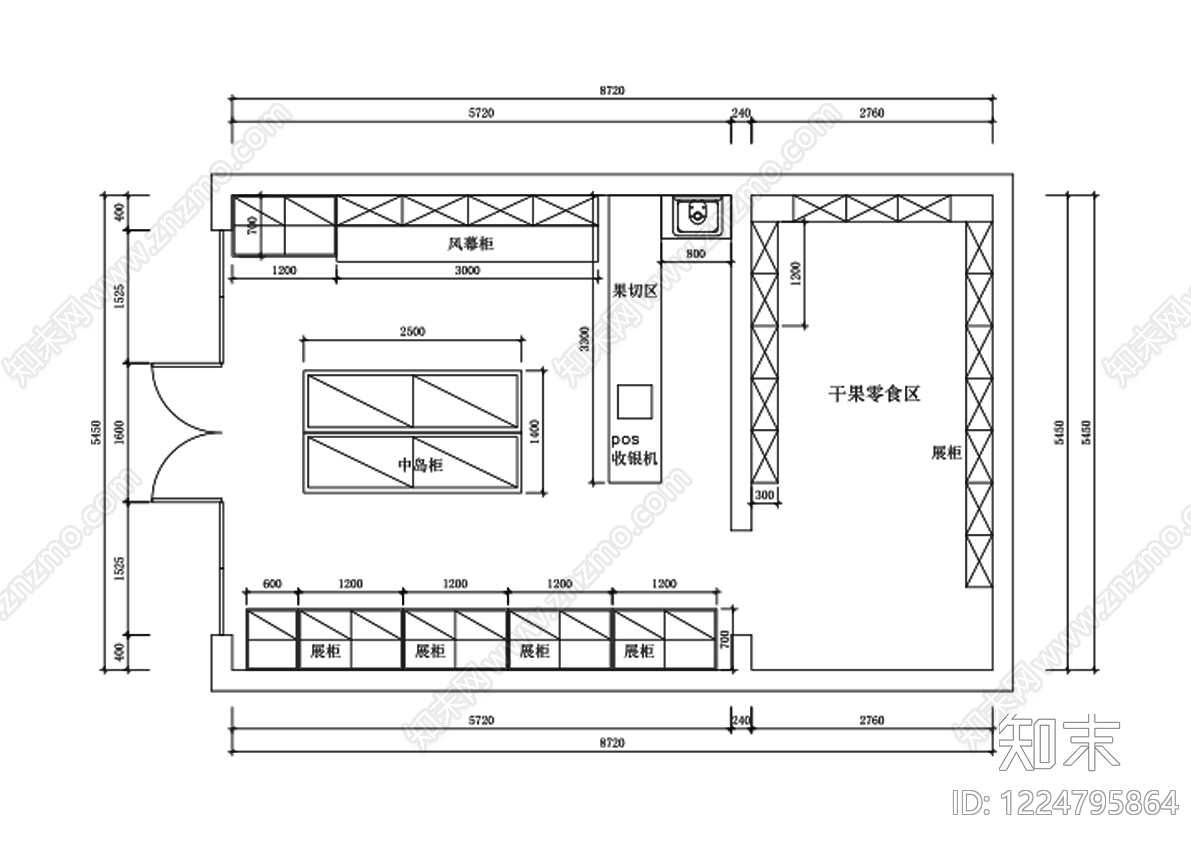 水果店CAD图纸