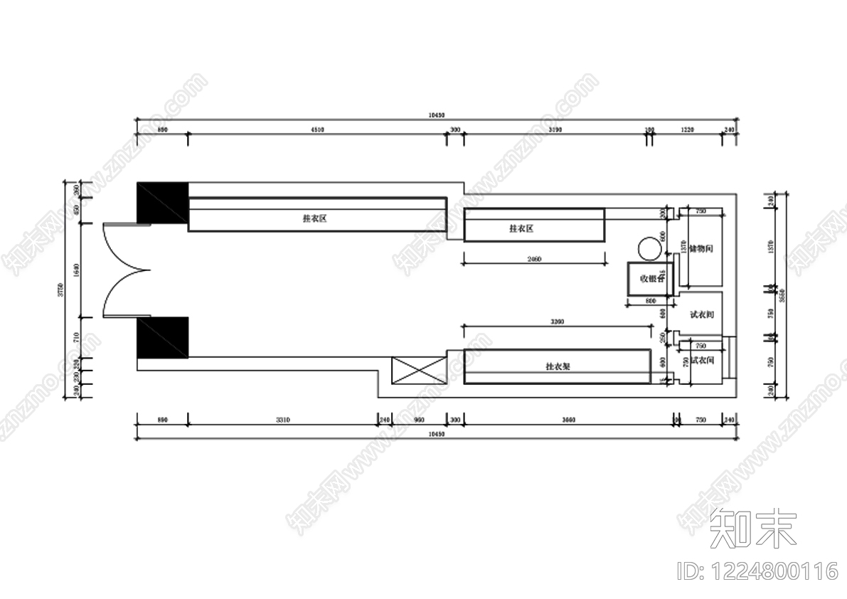 其他工装空间cad施工图下载【ID:1224800116】