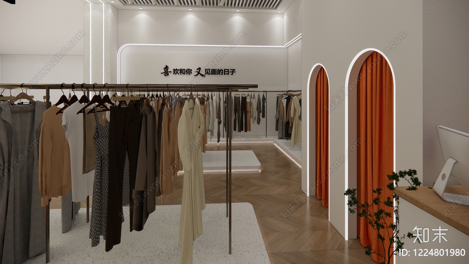 服装店cad施工图下载【ID:1224801980】
