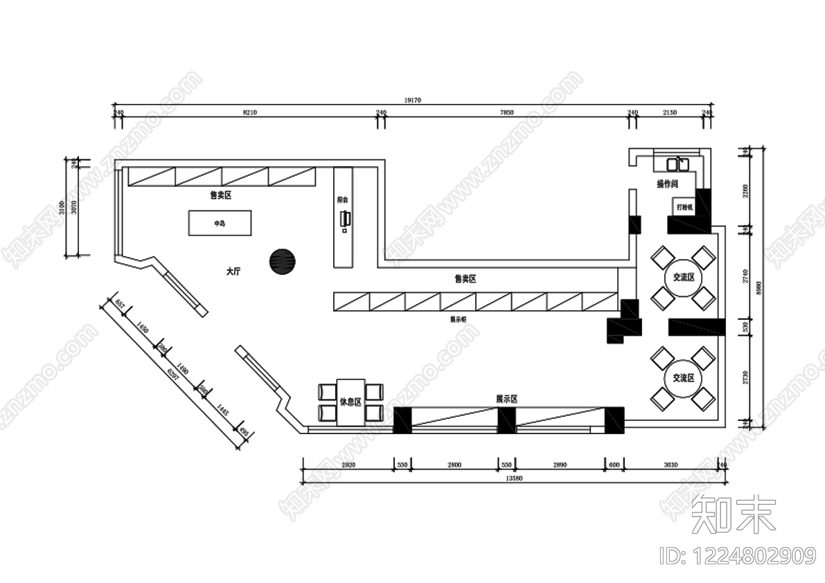 其他商业空间CAD图纸