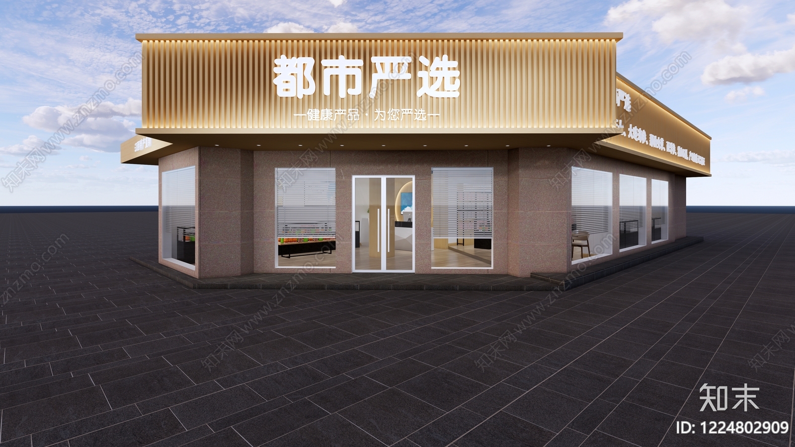 其他商业空间cad施工图下载【ID:1224802909】