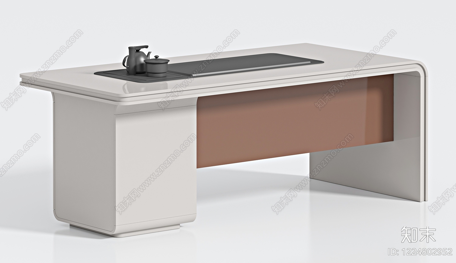 奶油风茶桌椅3D模型下载【ID:1224802952】