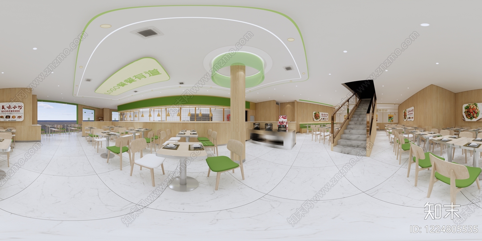 快餐店cad施工图下载【ID:1224805535】