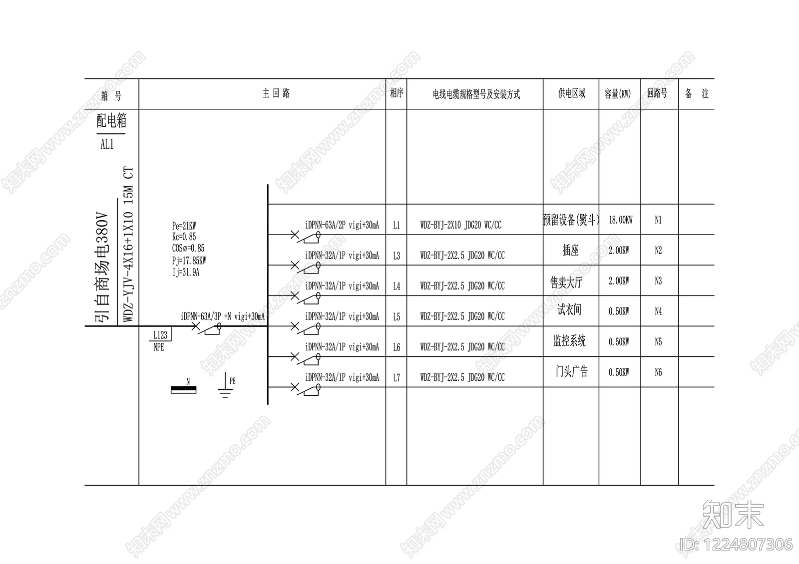 服装店cad施工图下载【ID:1224807306】