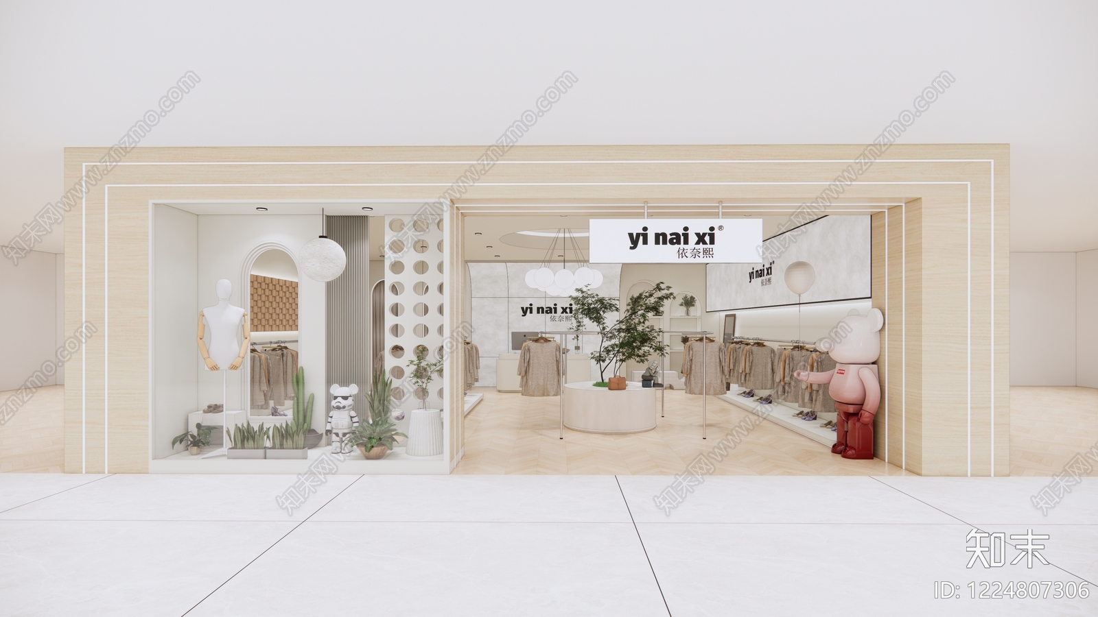 服装店cad施工图下载【ID:1224807306】