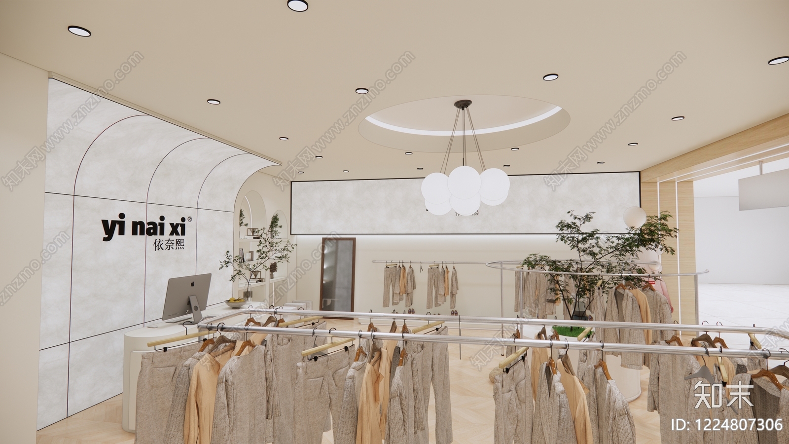 服装店cad施工图下载【ID:1224807306】