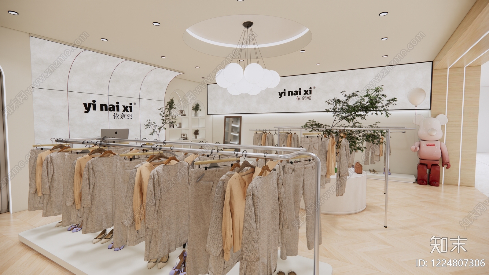 服装店cad施工图下载【ID:1224807306】