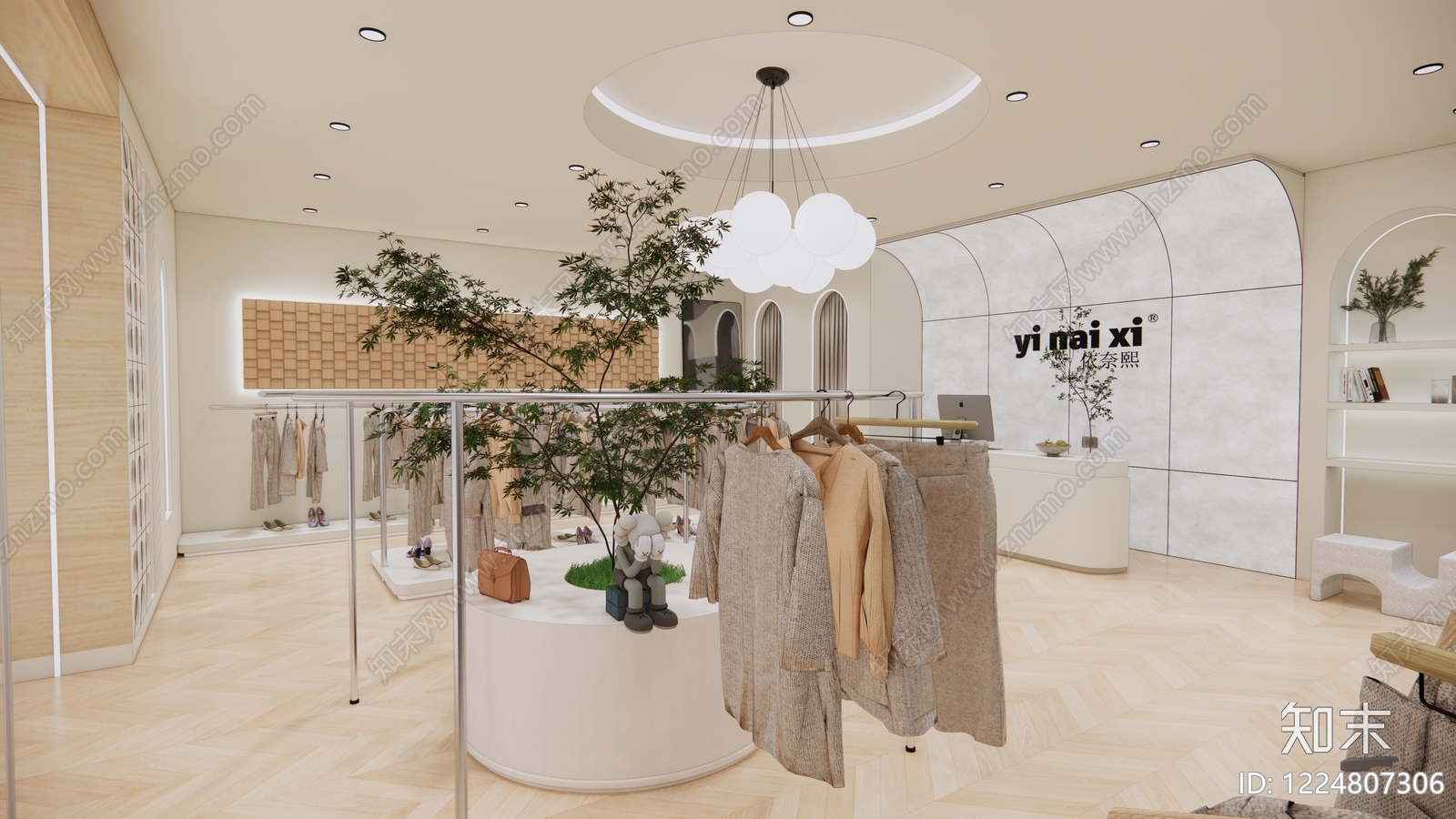 服装店cad施工图下载【ID:1224807306】