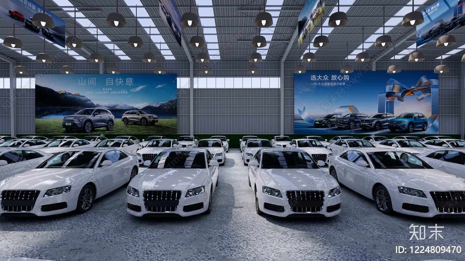 4s店cad施工图下载【ID:1224809470】