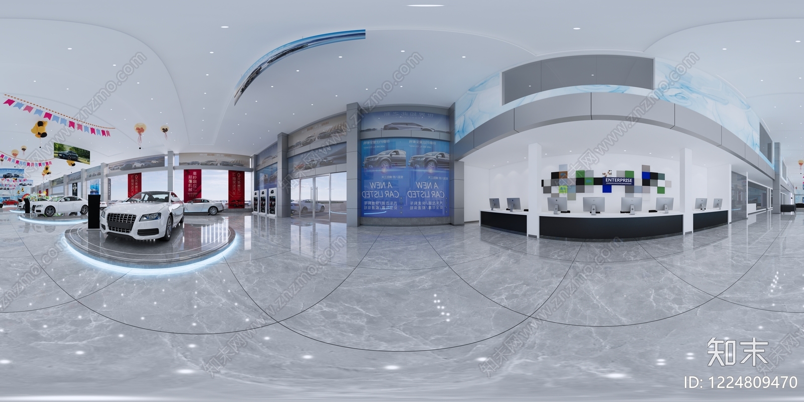 4s店cad施工图下载【ID:1224809470】