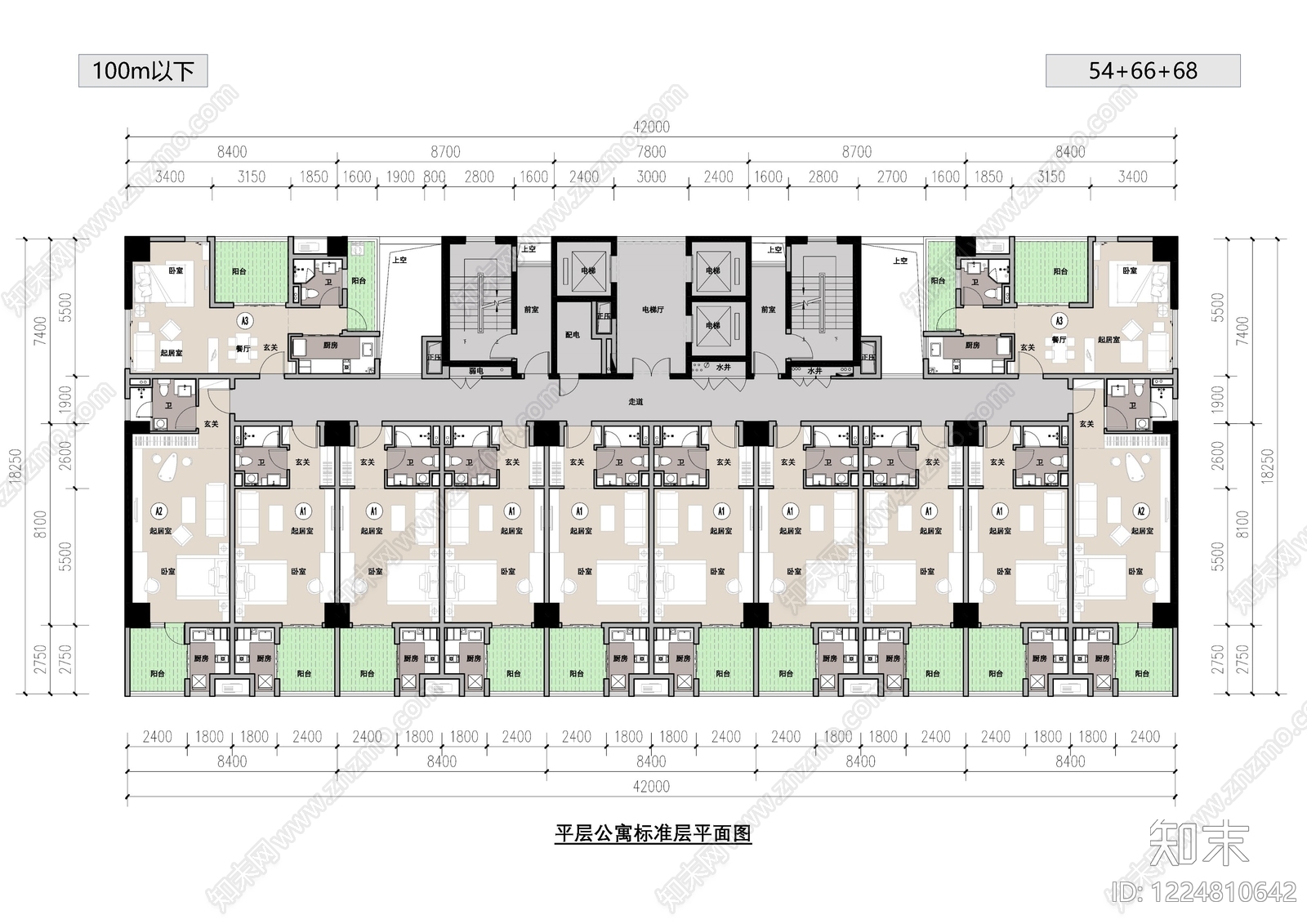 公寓建筑CAD图纸