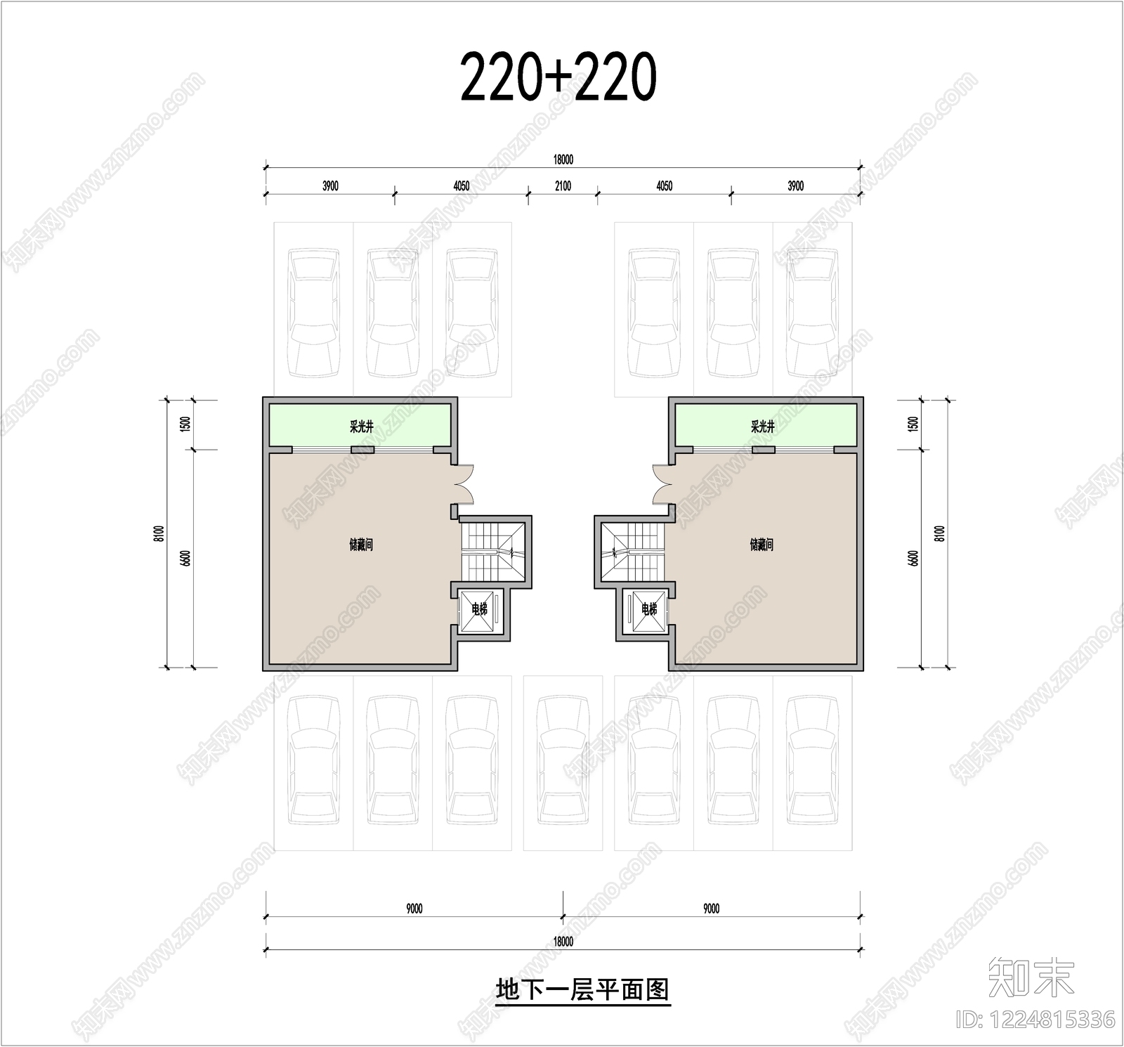 别墅建筑cad施工图下载【ID:1224815336】