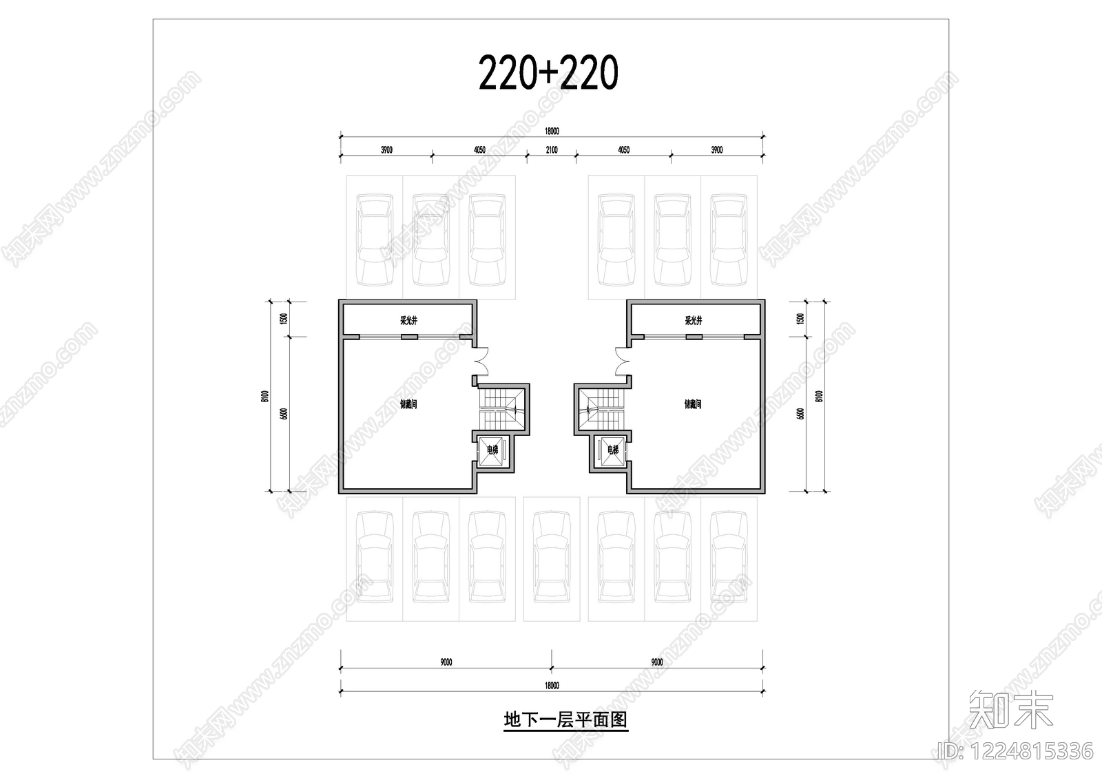别墅建筑cad施工图下载【ID:1224815336】