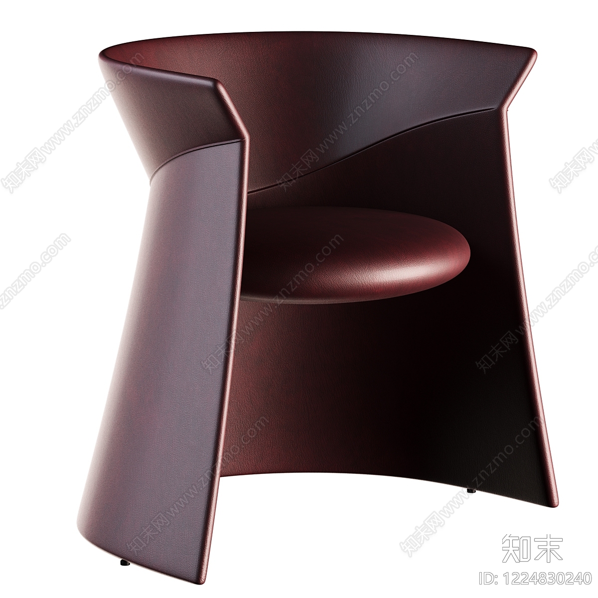 意式极简休闲椅3D模型下载【ID:1224830240】