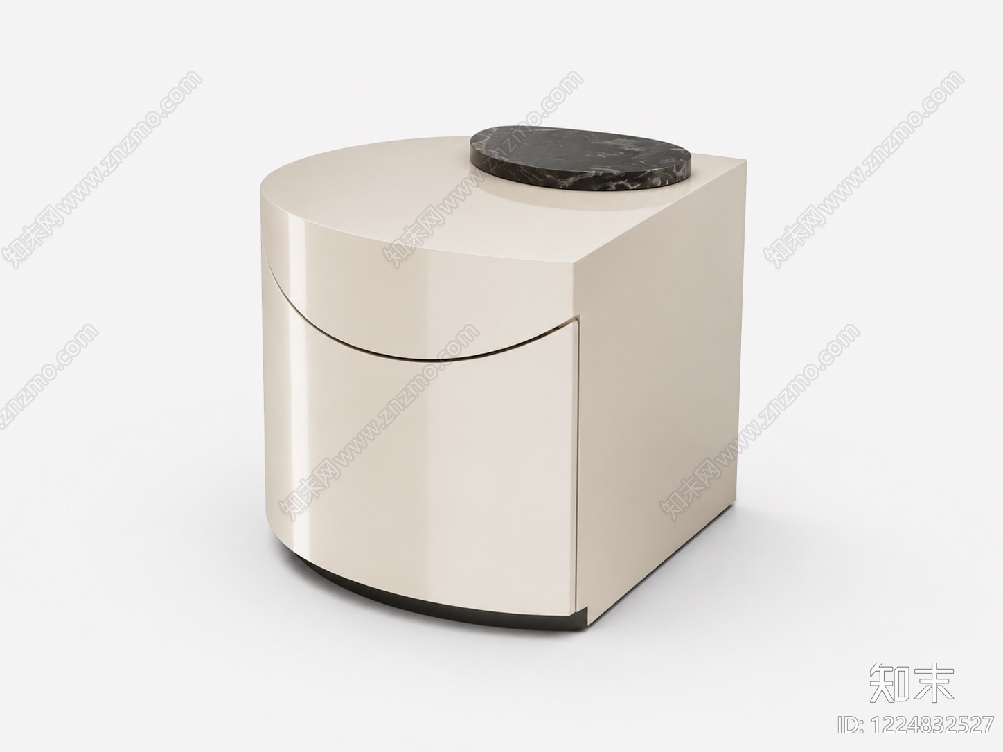 意式极简床头柜3D模型下载【ID:1224832527】