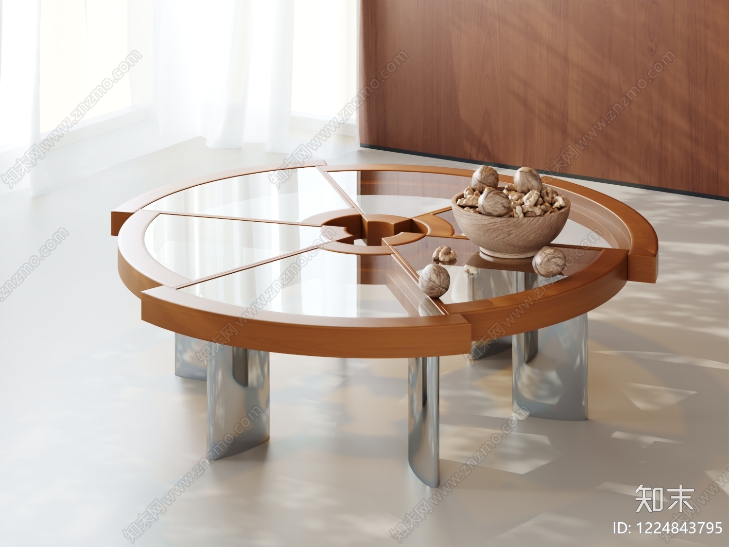 现代茶几3D模型下载【ID:1224843795】