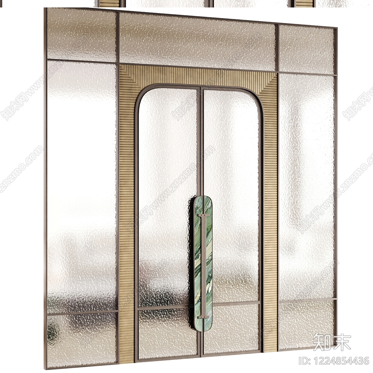 轻奢双开门3D模型下载【ID:1224854436】
