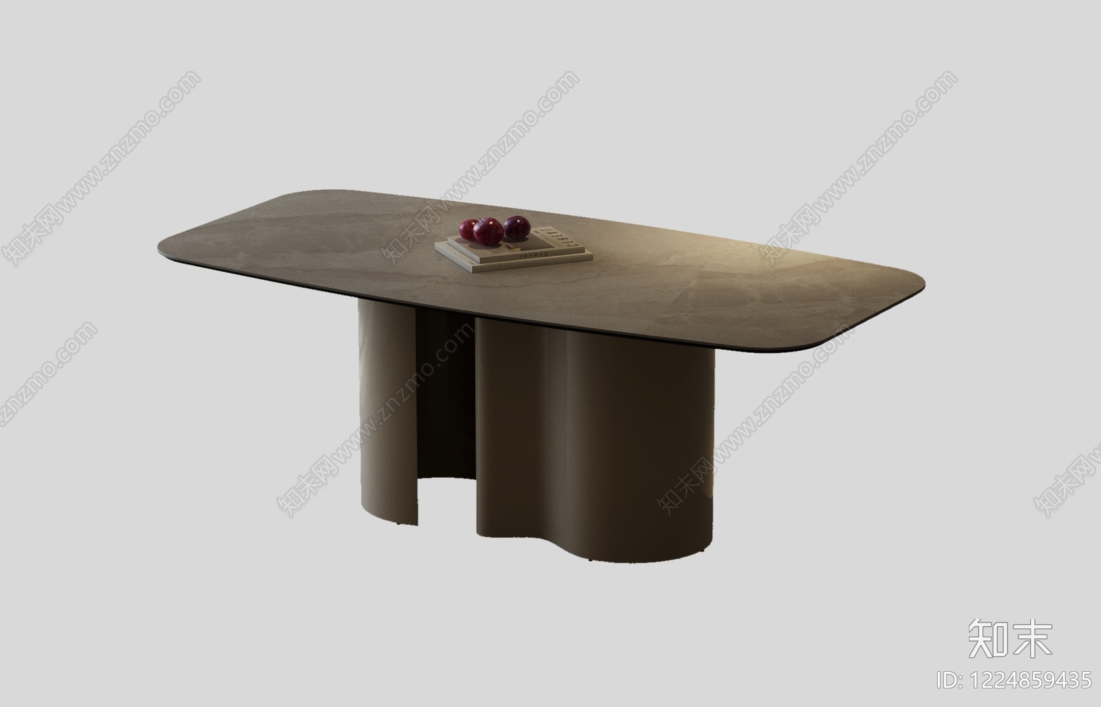 意式极简餐桌3D模型下载【ID:1224859435】