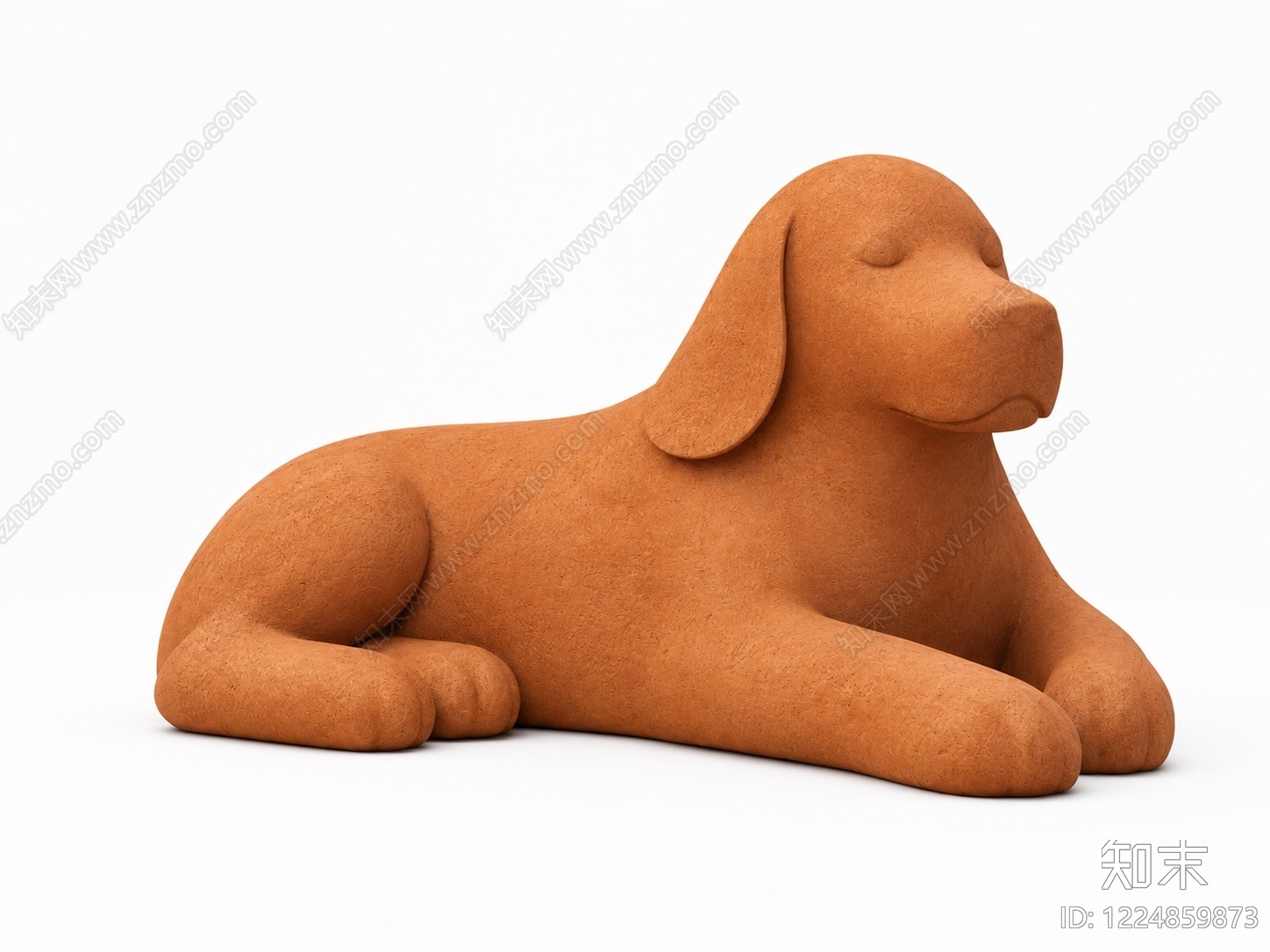 侘寂雕塑摆件3D模型下载【ID:1224859873】