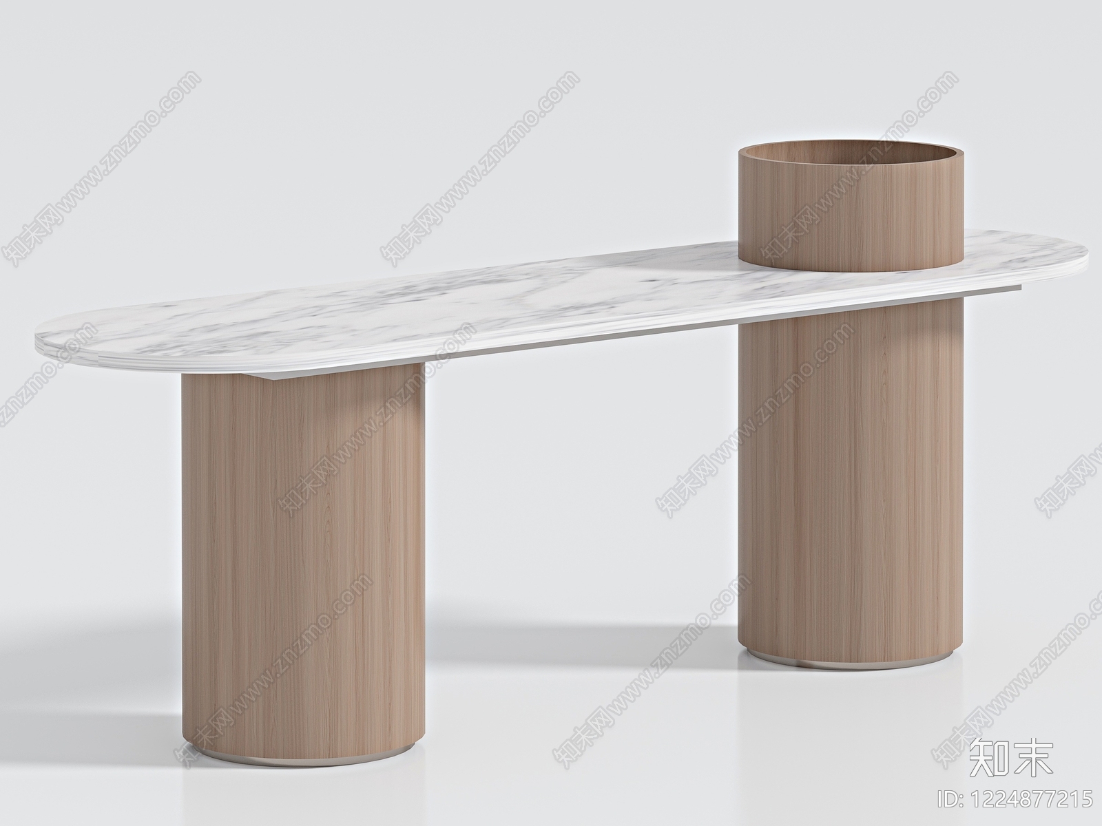 极简茶桌椅3D模型下载【ID:1224877215】