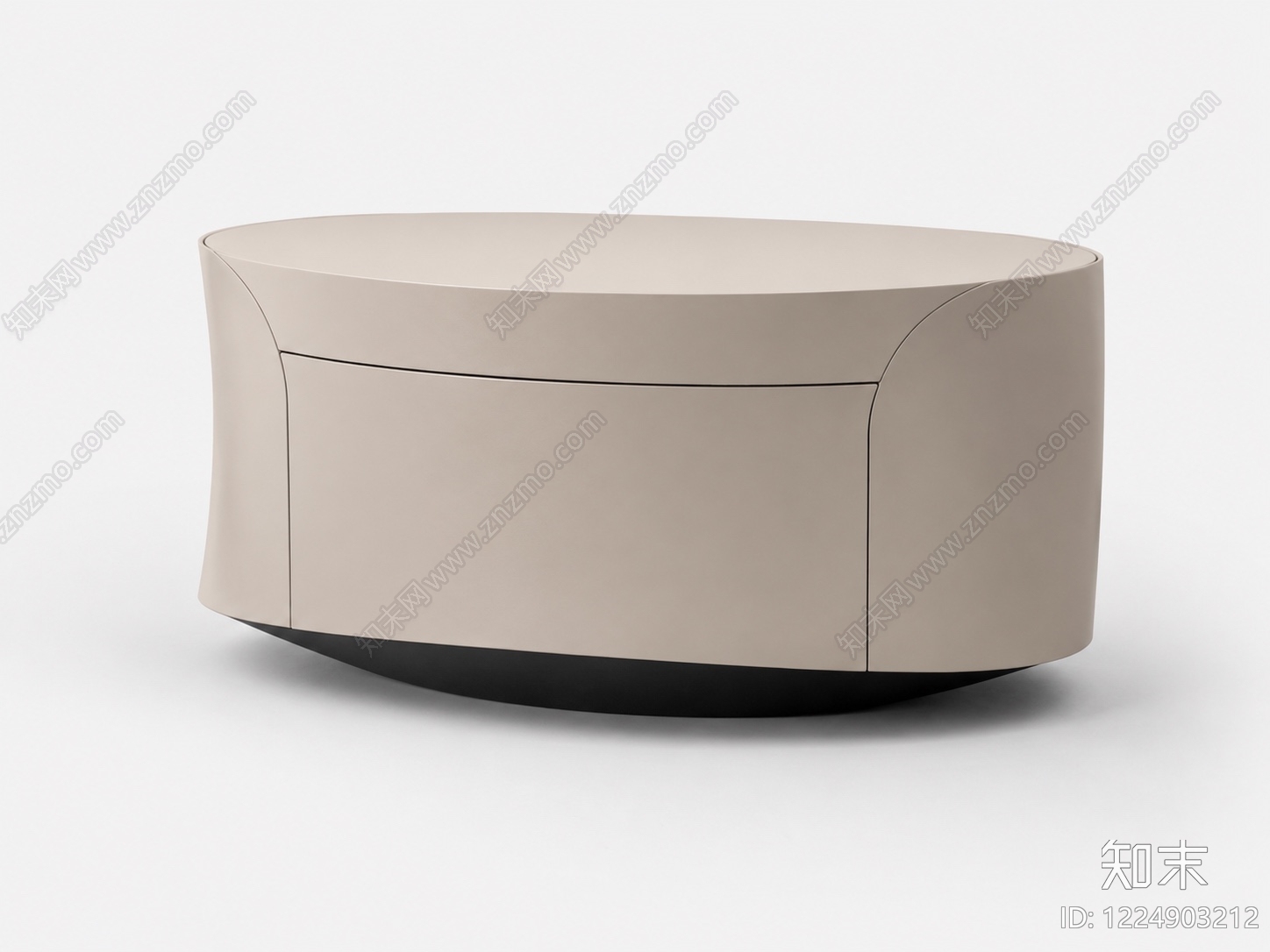 意式极简床头柜3D模型下载【ID:1224903212】