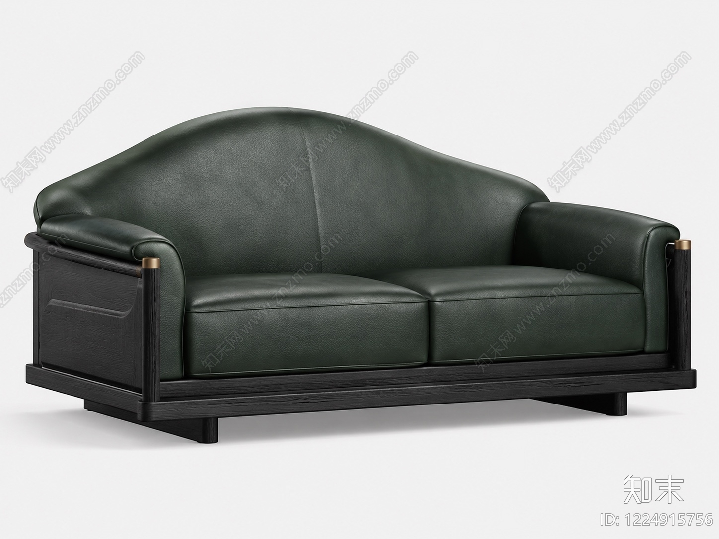 新中式双人沙发3D模型下载【ID:1224915756】