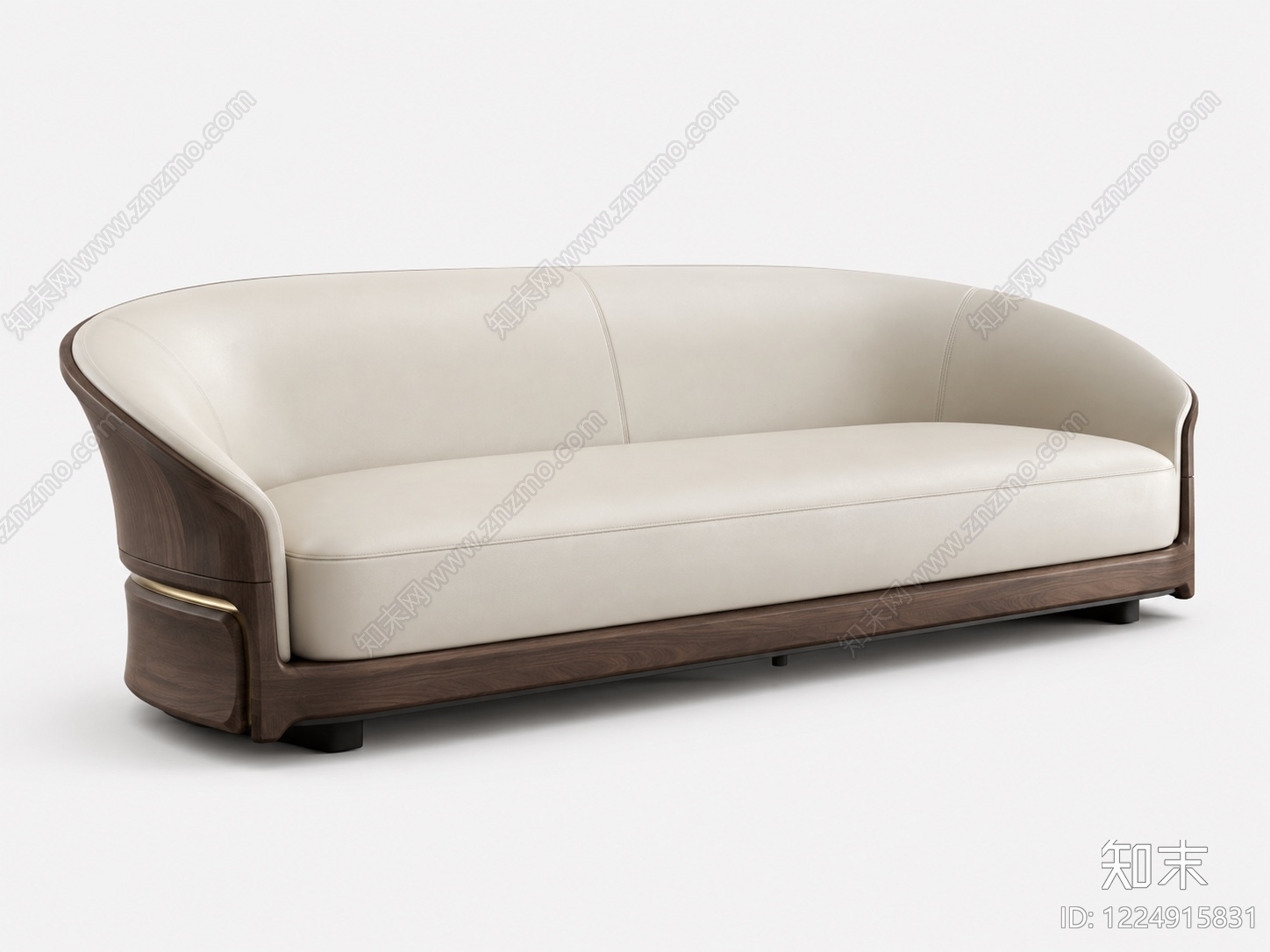 新中式三人沙发3D模型下载【ID:1224915831】