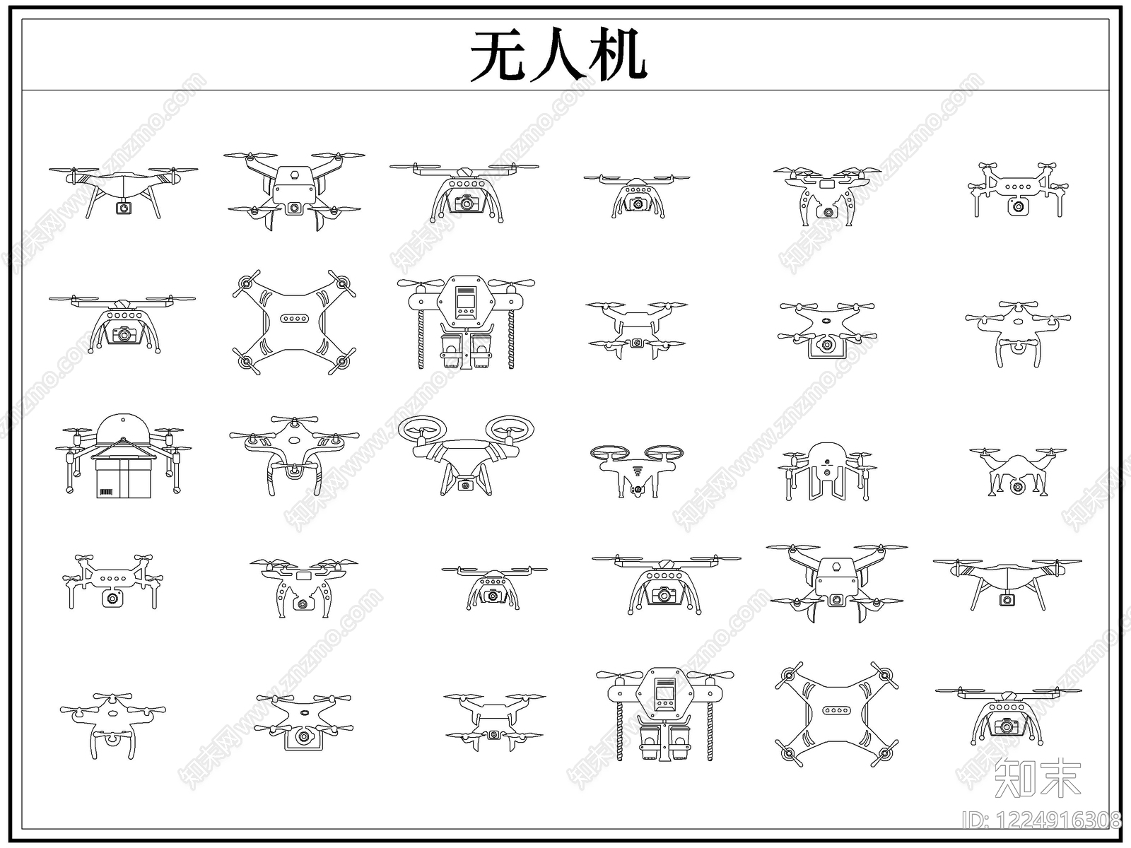 综合器材设备图库CAD图纸