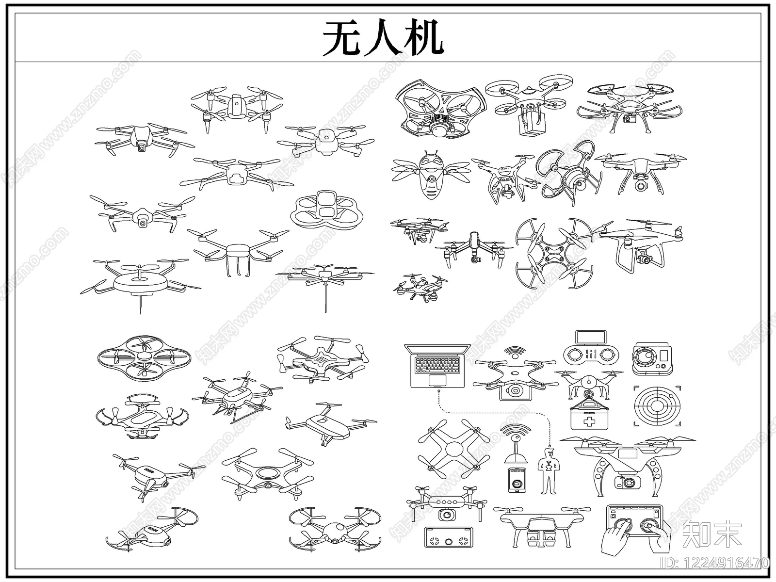 综合器材设备图库CAD图纸