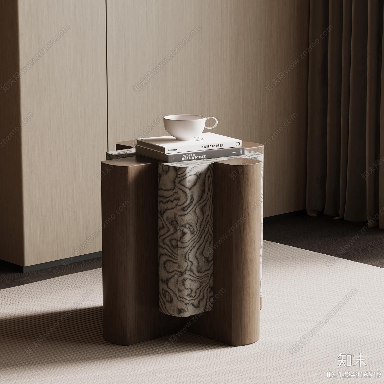 意式极简边几3D模型下载【ID:1224916519】