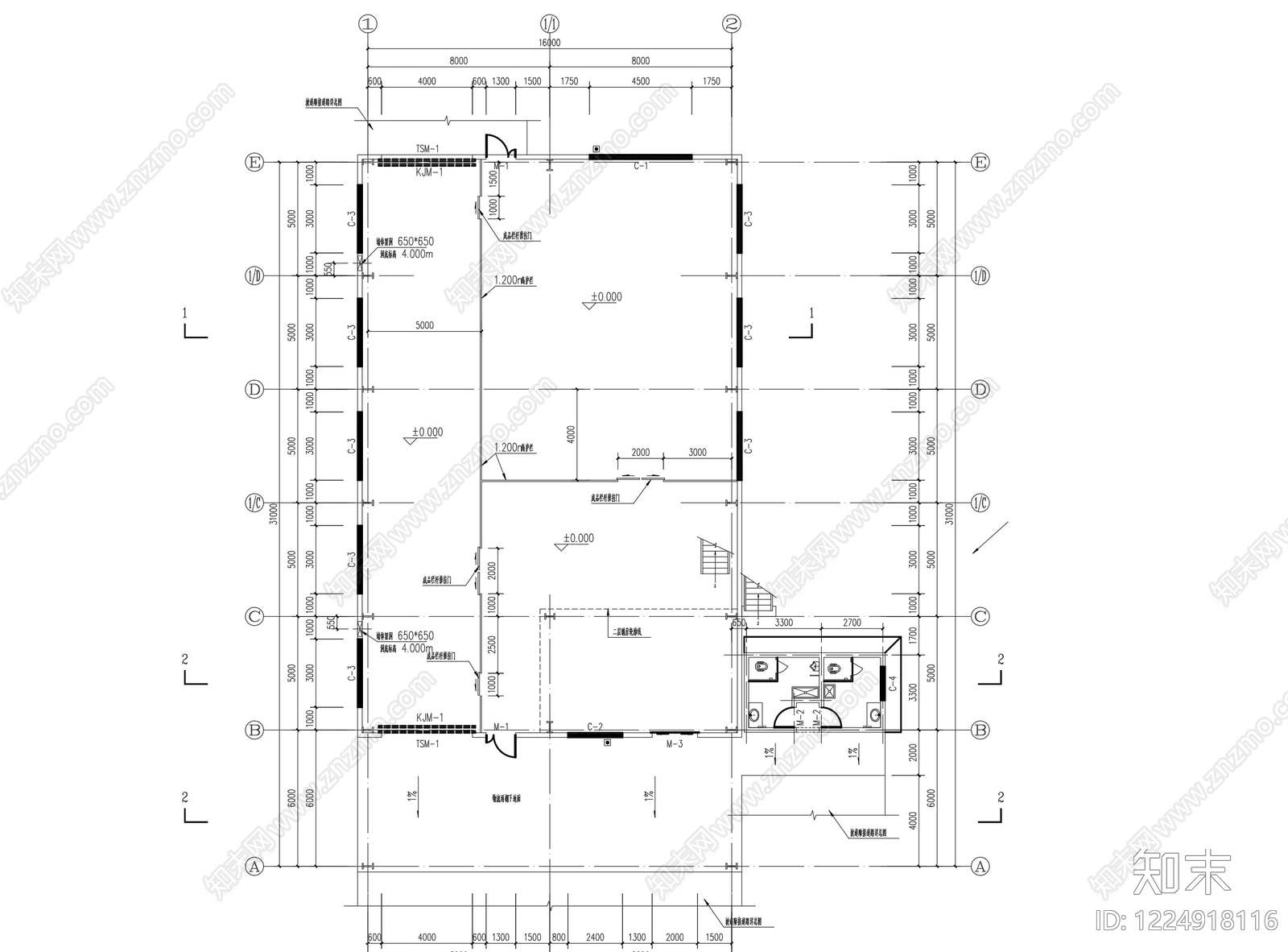 其他建筑cad施工图下载【ID:1224918116】