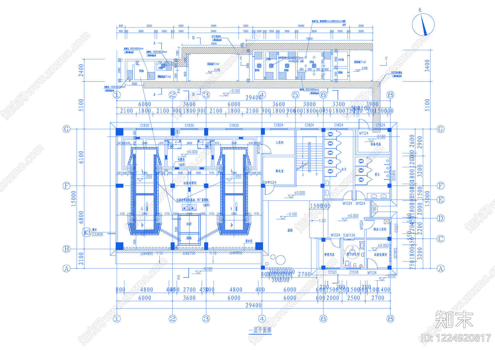 办公楼建筑CAD图纸