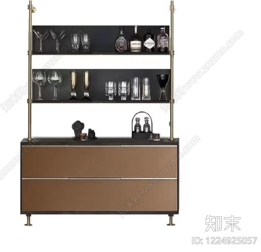 柜子cad施工图下载【ID:1224925057】