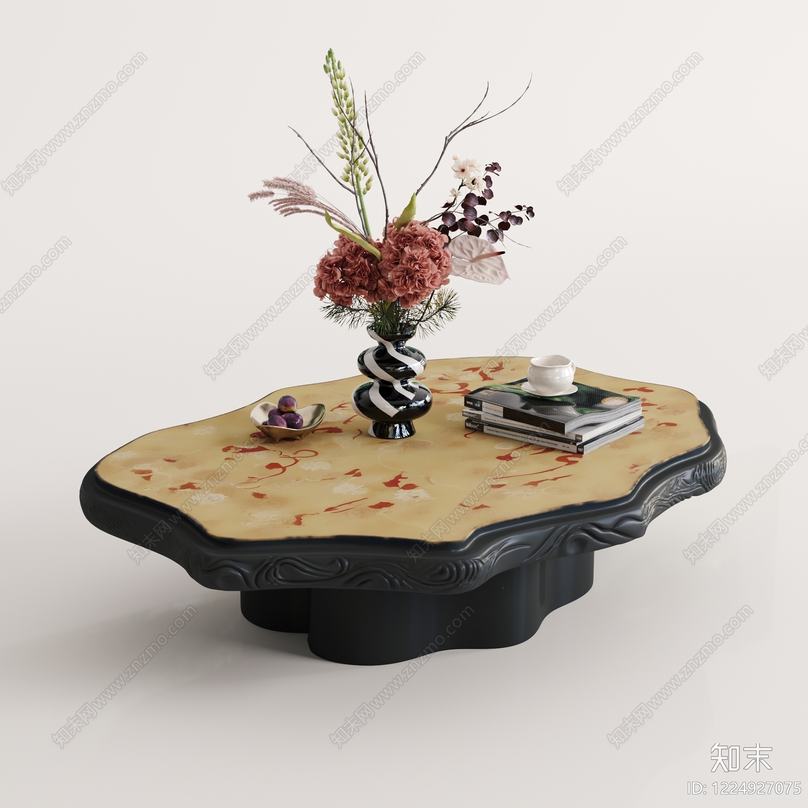 新中式茶几3D模型下载【ID:1224927075】