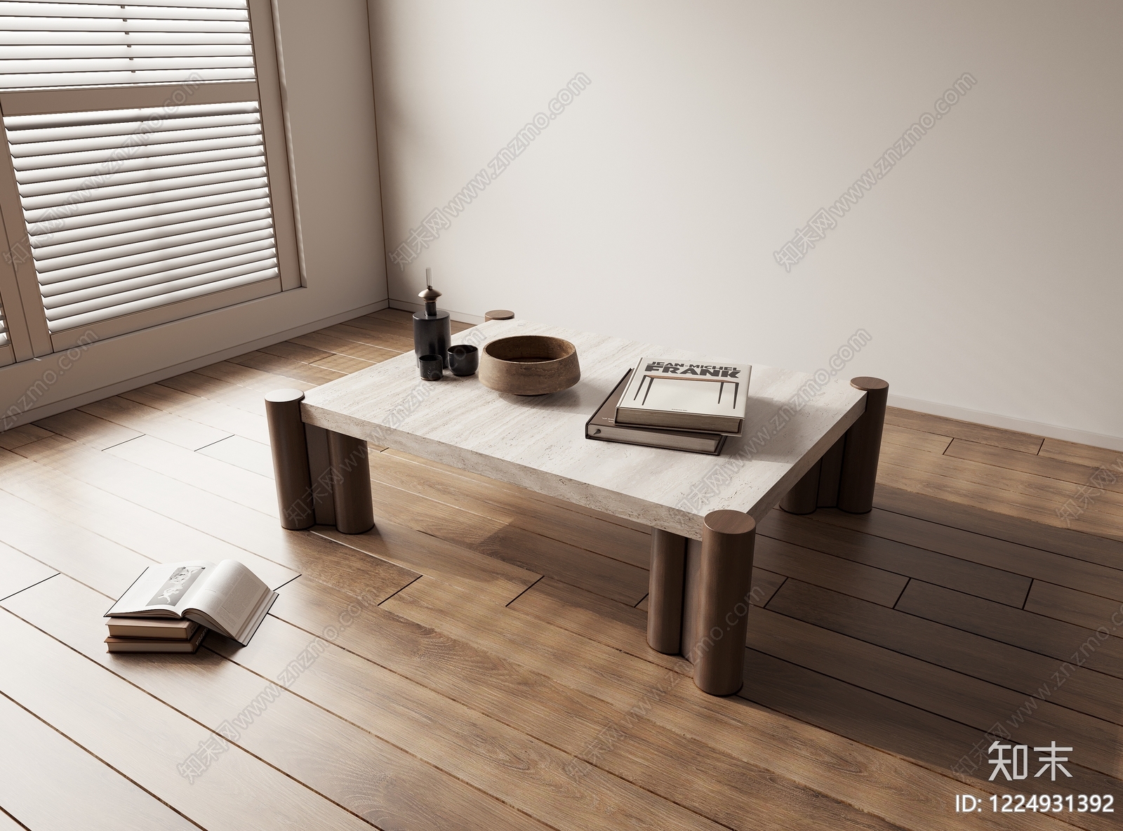 侘寂茶几3D模型下载【ID:1224931392】